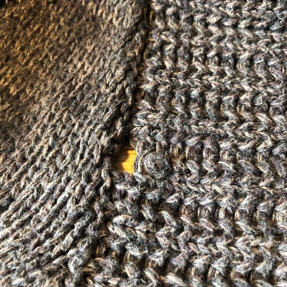 LINE. NO CLOSE ASYMMETRIC CARDIGAN SWEATER XS * - Picture 12 of 12